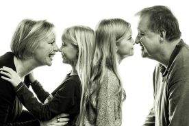 Beispiel für Familienfotos und Familienportrait
