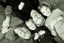Beispiel für Familienfotos und Familienportrait